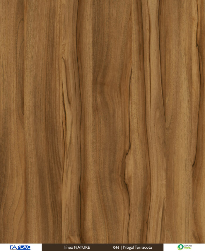 Melamina Nogal Terracota - Imagen 1